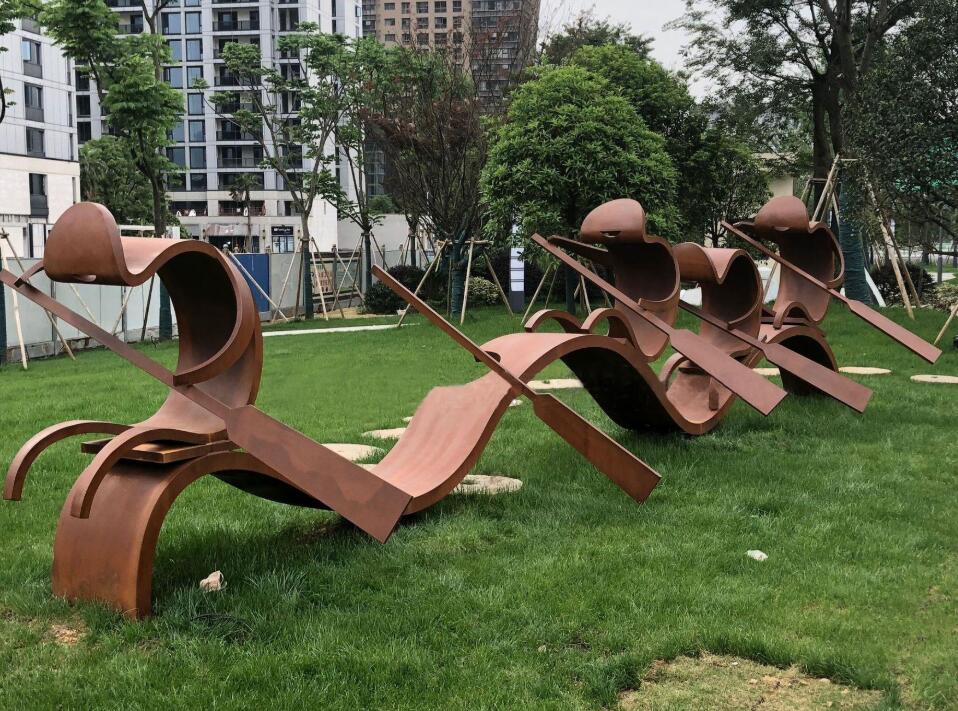 北林锈钢板造型