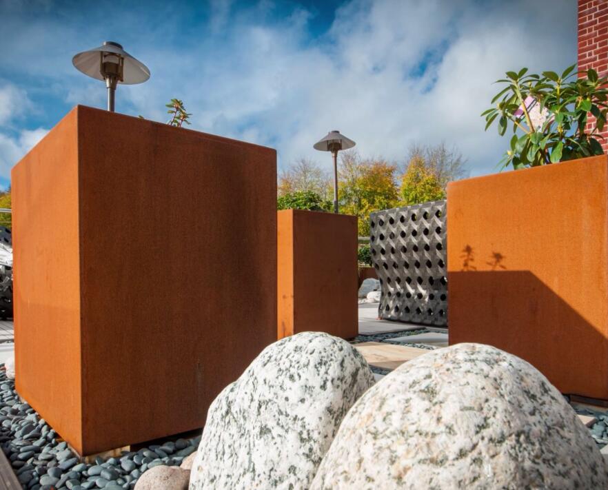 北林锈钢板花箱